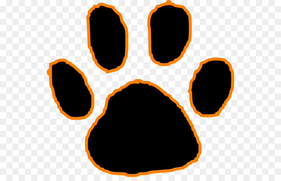 Tiger Black panther Cougar Paw Clip art - Bengals Logo Cliparts png download - 600*567 - Free Transparent Tiger png Download.