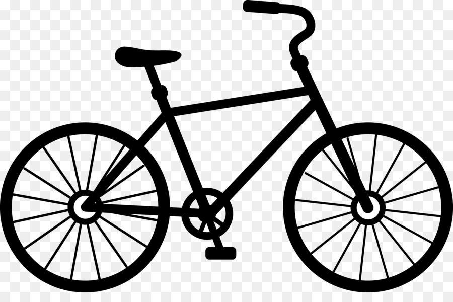 Bicycle Cycling Free content Clip art - Cartoon Bicycle Cliparts png download - 6409*4139 - Free Transparent Bicycle png Download.