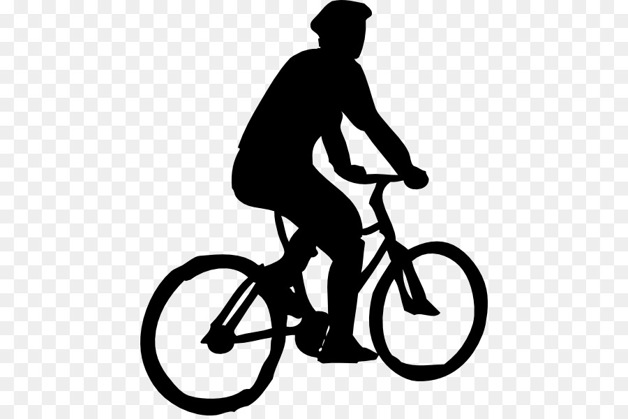 Bicycle Cycling Silhouette Clip art - Rad Cliparts png download - 498*595 - Free Transparent Bicycle png Download.