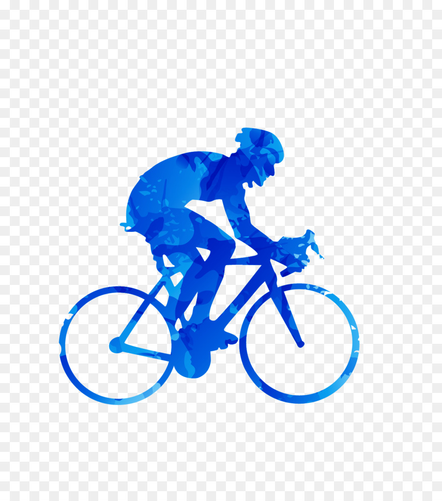 Road cycling Bicycle racing Mountain bike - Man riding silhouette vector material png download - 1369*1547 - Free Transparent Cycling png Download.