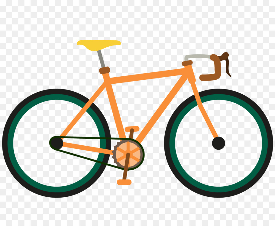 Single-speed bicycle Van Dessel Sports Cycling Fixed-gear bicycle - Vector cartoon mountain bike png download - 1704*1384 - Free Transparent Bicycle png Download.