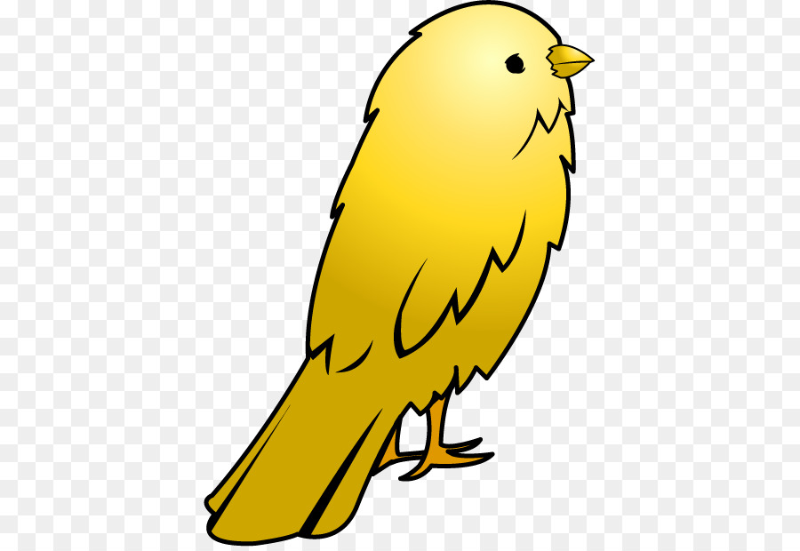 Domestic canary Big Bird Clip art - Yellow Animal Cliparts png download - 441*615 - Free Transparent Domestic Canary png Download.