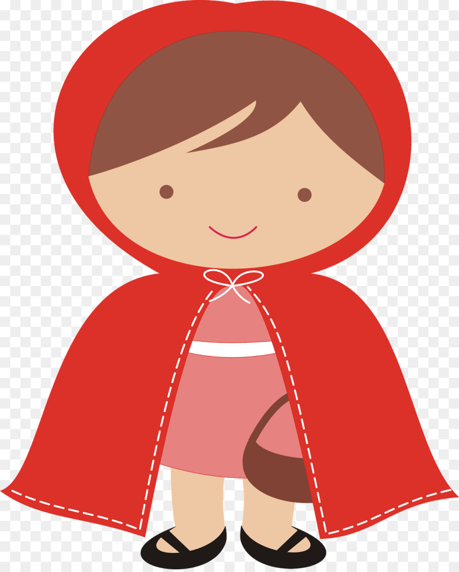 Little Red Riding Hood Big Bad Wolf Drawing Party - riding clipart png download - 1292*1600 - Free Transparent  png Download.