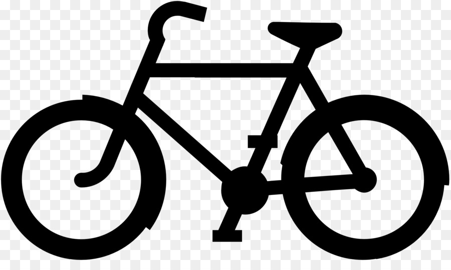 Bicycle Cycling Black and white Clip art - Sport Bike Cliparts png download - 2555*1478 - Free Transparent Bicycle png Download.