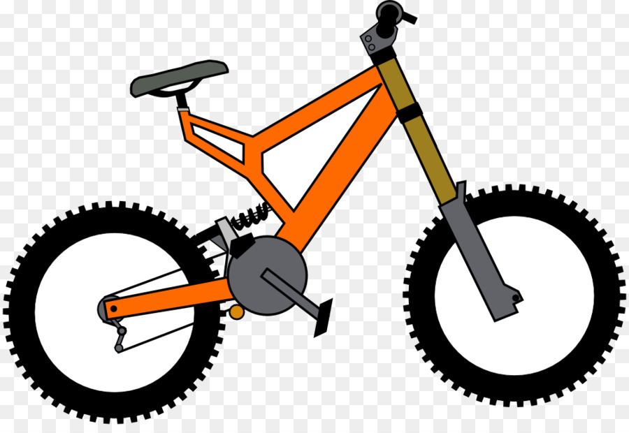 Cruiser bicycle BMX bike Clip art - Mountain Bike Clipart png download - 1000*679 - Free Transparent Bicycle png Download.
