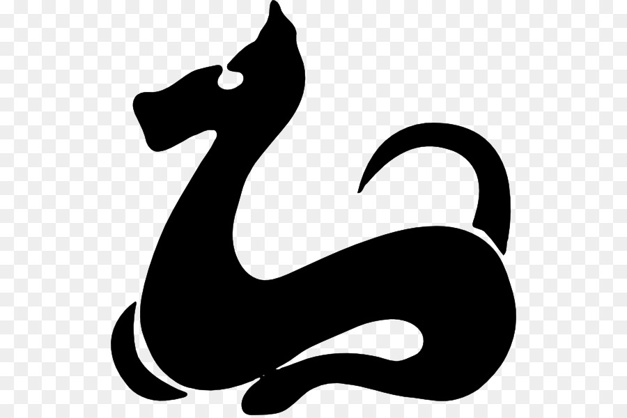 Silhouette Clip art - zodiac dog 2018 png download - 582*596 - Free Transparent Silhouette png Download.