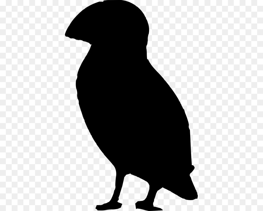 Bird Silhouette Beak Atlantic Puffin Clip art - Bird png download - 455*720 - Free Transparent Bird png Download.