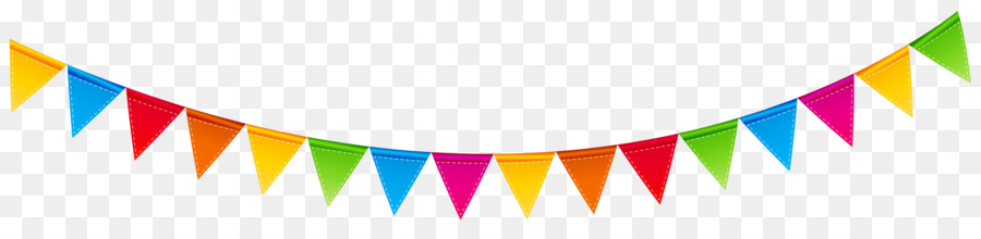Banner Bunting Birthday Clip art - Birthday png download - 1024*384 - Free  Transparent Banner png Download. - Clip Art Library