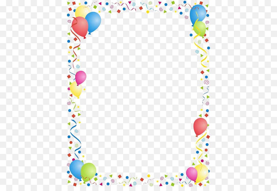 Birthday Party Clip art - Ribbon border png download - 470*608 - Free Transparent Birthday png Download.