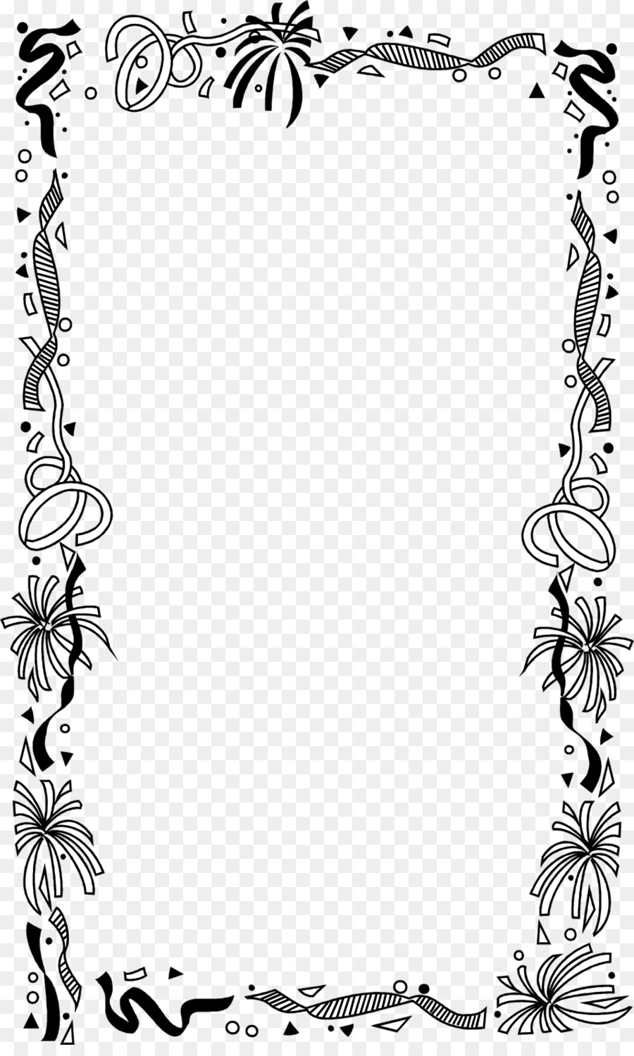 Borders and Frames Picture Frames Drawing Clip art - birthday border png download - 958*1580 - Free Transparent BORDERS AND FRAMES png Download.