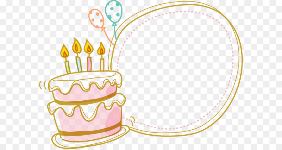 Birthday cake - Cake Border png download - 2572*1888 - Free Transparent Birthday Cake png Download.