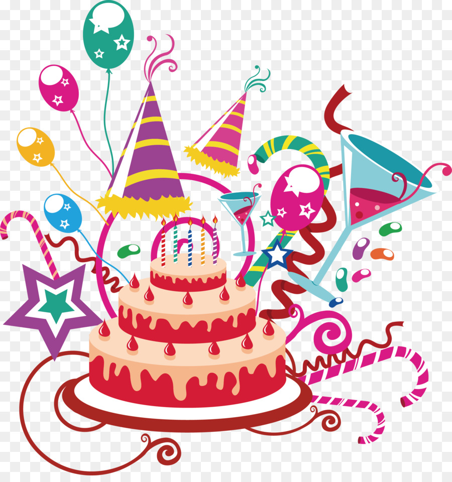 Birthday cake Painting Clip art - Pattern cheerful birthday png download - 2217*2332 - Free Transparent Birthday Cake png Download.