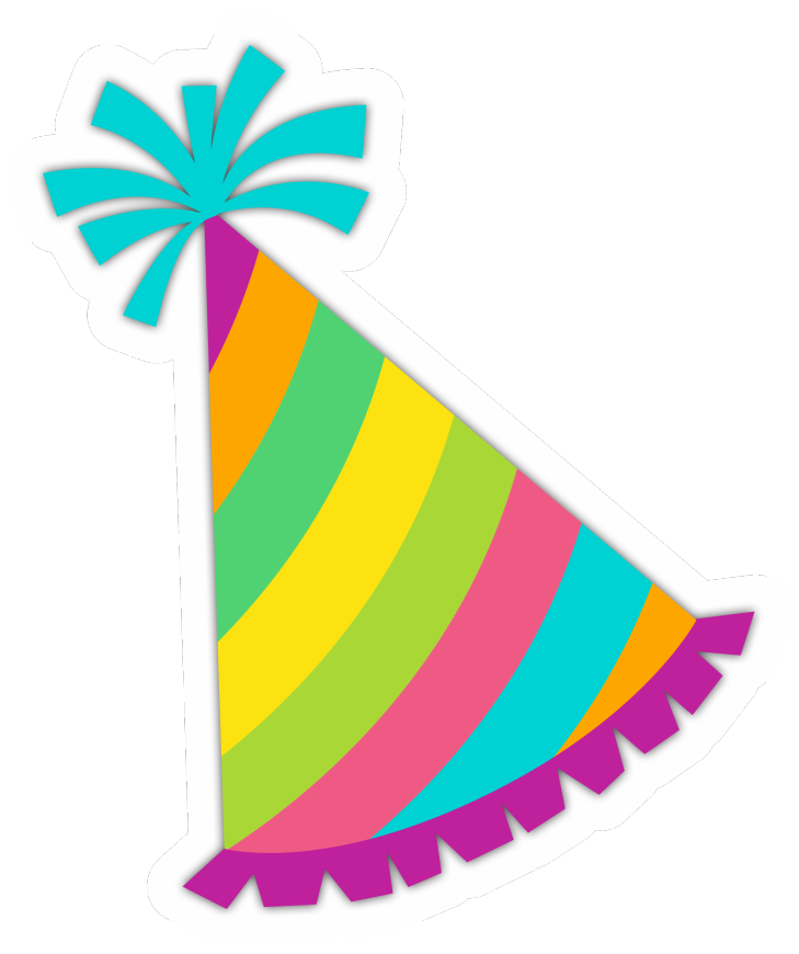 party hat clipart png
