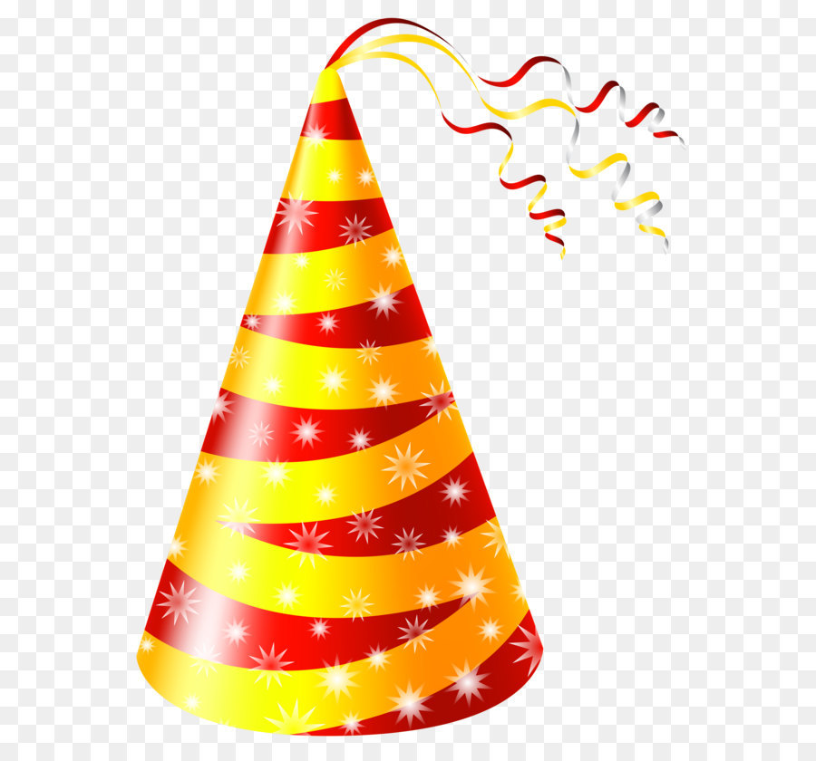 Birthday Party hat Clip art - Yellow and Red Party Hat PNG Clipart Image png download - 3354*4313 - Free Transparent Birthday Cake png Download.