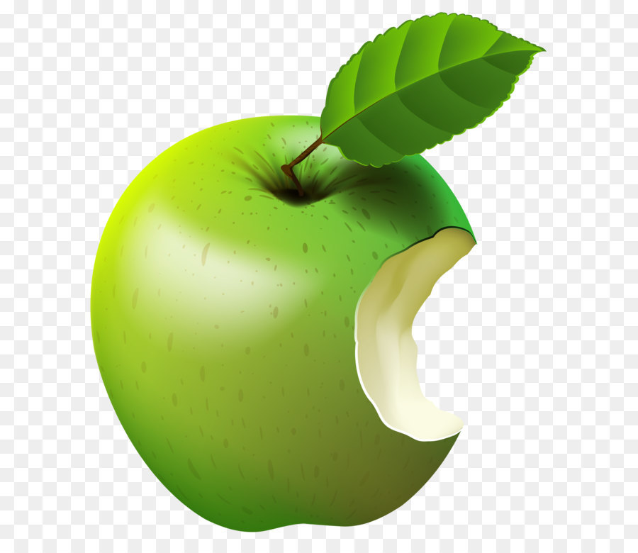 Apple Green Clip art - Bitten Apple Green Transparent Clip Art Image png download - 6817*8000 - Free Transparent Crisp png Download.