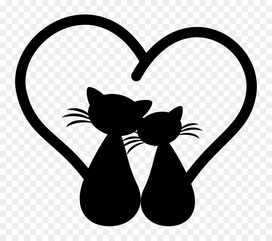 Black cat Silhouette Kitten Drawing - Cat png download - 800*800 - Free Transparent Cat png Download.