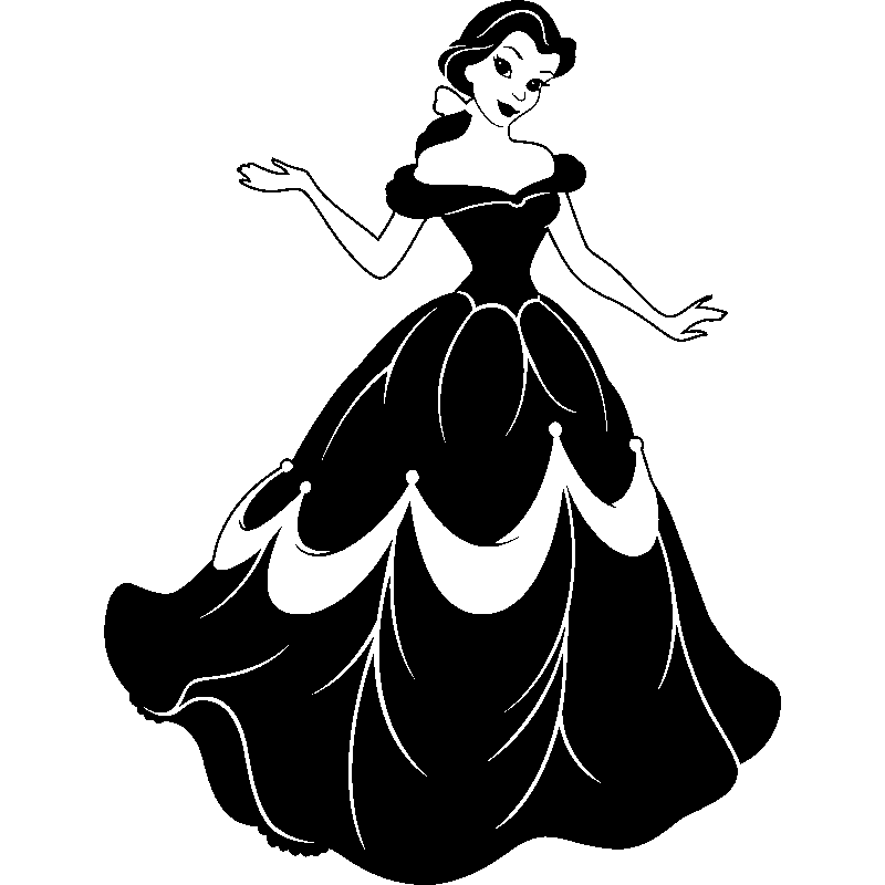 dress gown stencil
