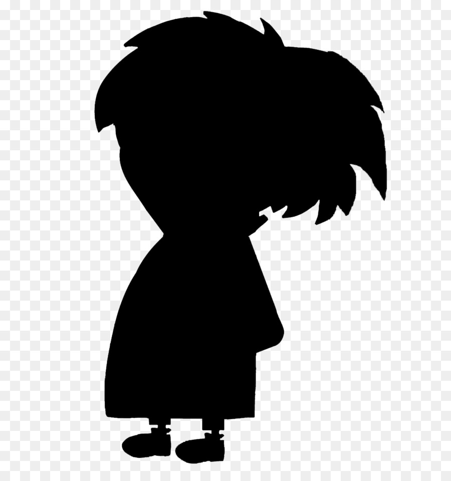 Black & White - M Clip art Character Silhouette Fiction -  png download - 1262*1327 - Free Transparent Black  White  M png Download.