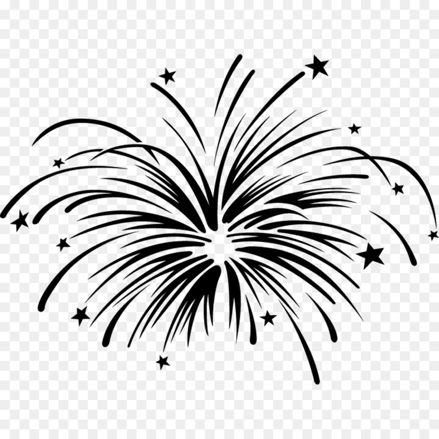 Fireworks Black and white Clip art - fireworks png download - 1300*1300 - Free Transparent Fireworks png Download.