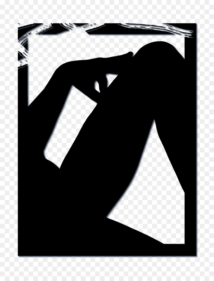 Silhouette Black and white Woman - avoid picking silhouettes png download - 983*1280 - Free Transparent Silhouette png Download.