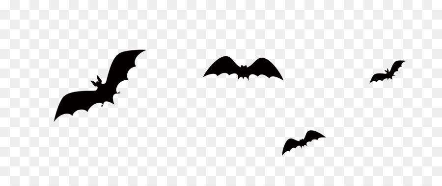 Bat Halloween Jack-o-lantern - Black Bat png download - 3312*1379 - Free Transparent Bat png Download.