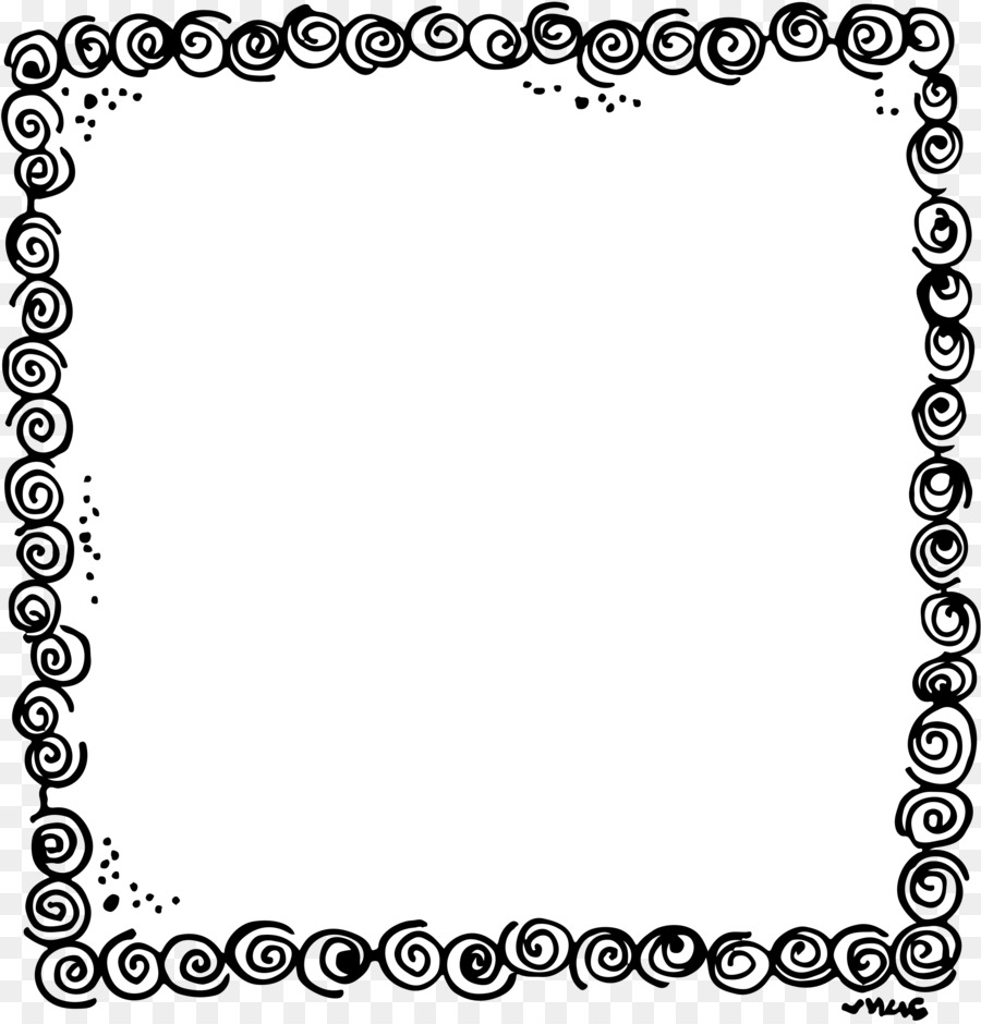 Clip art Borders and Frames Image Illustration Black and white - Border box png download - 2881*3000 - Free Transparent BORDERS AND FRAMES png Download.