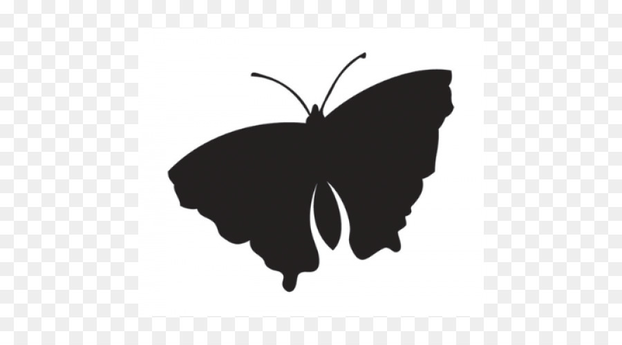 Brush-footed butterflies Clip art Silhouette Black M M. Butterfly -  png download - 500*500 - Free Transparent Brushfooted Butterflies png Download.