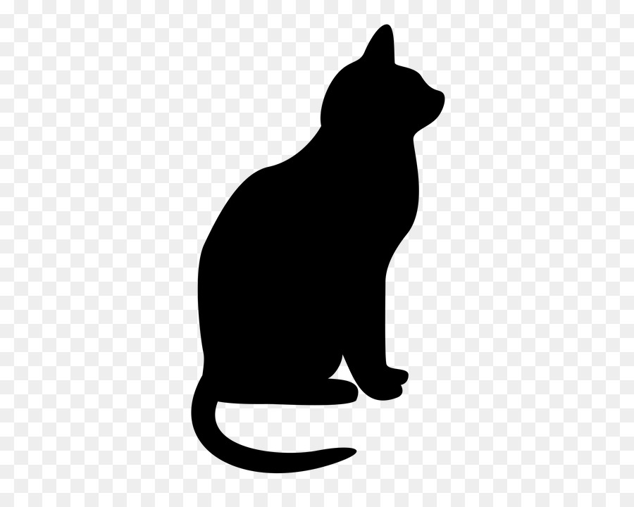 Cat Silhouette Clip art - Cat png download - 720*720 - Free Transparent Cat png Download.