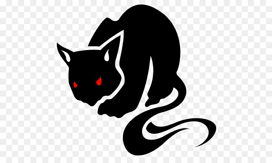 Black cat Kitten Tattoo Whiskers - kitten png download - 550*522 - Free Transparent Black Cat png Download.