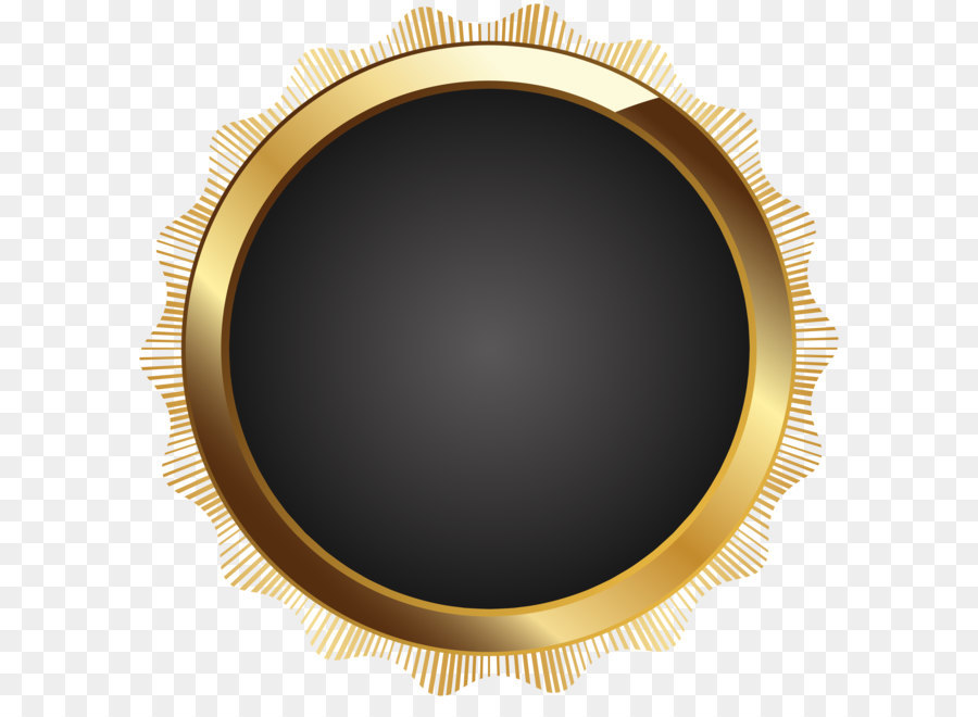 Picture frame Text Circle Brown - Seal Badge Black PNG Transparent Clip Art png download - 8000*7923 - Free Transparent Picture Frames png Download.
