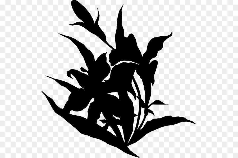 Clip art Character Black Flower Silhouette -  png download - 585*600 - Free Transparent Character png Download.