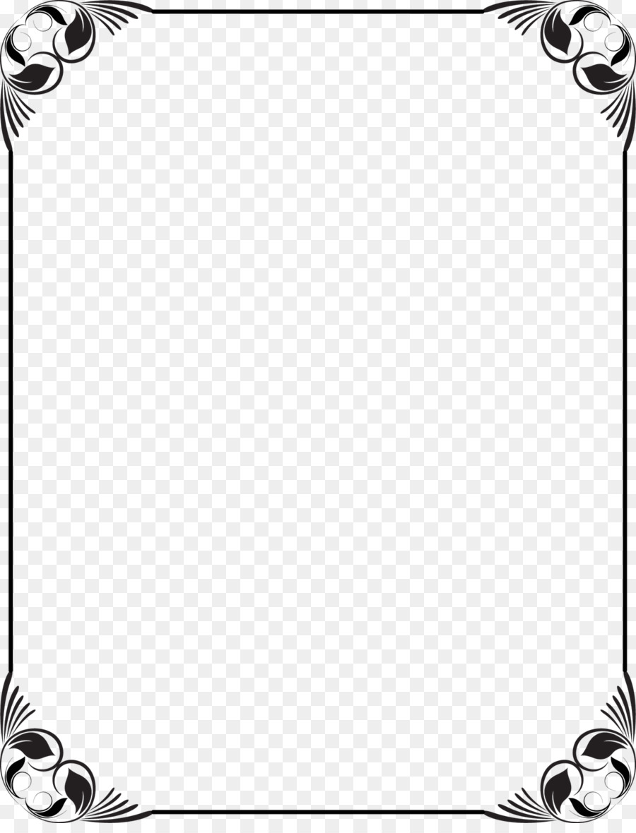 Picture Frames Black and white Clip art - Frame Black And White png download - 1235*1600 - Free Transparent Picture Frames png Download.