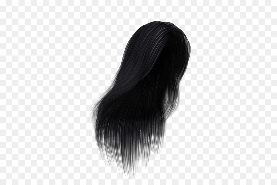 Black hair Hair coloring Long hair Wig - Lucas png download - 600*600 - Free Transparent Black Hair png Download.