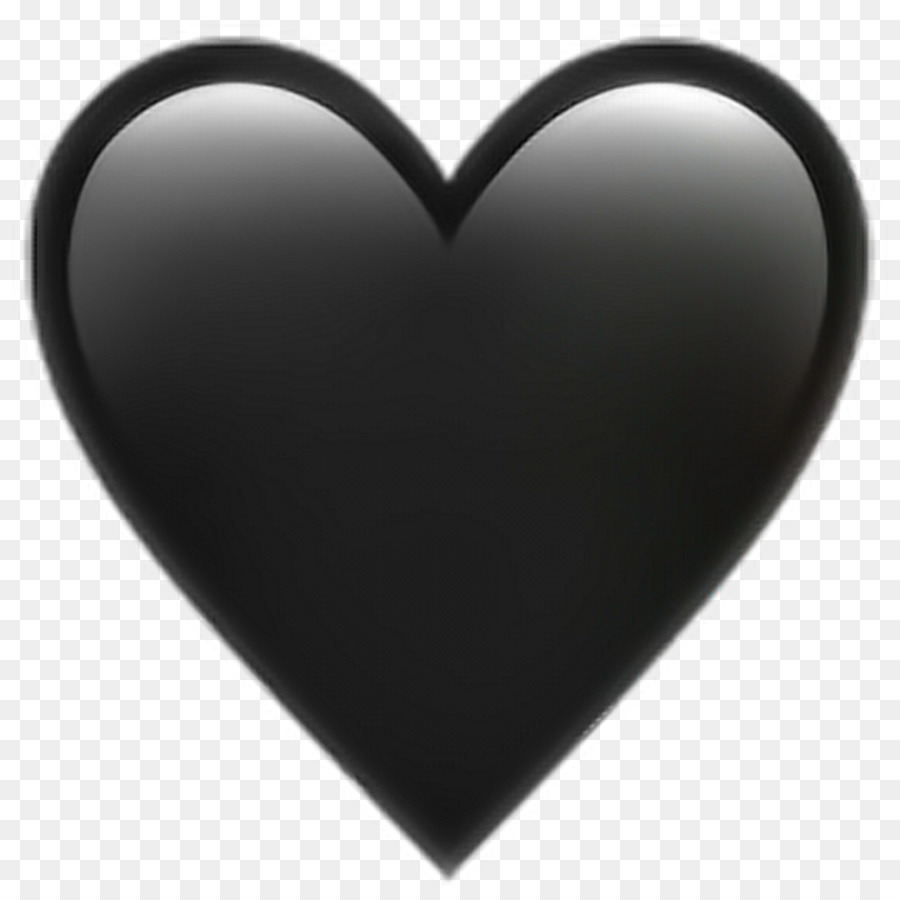 Black Heart transparent background PNG cliparts free download