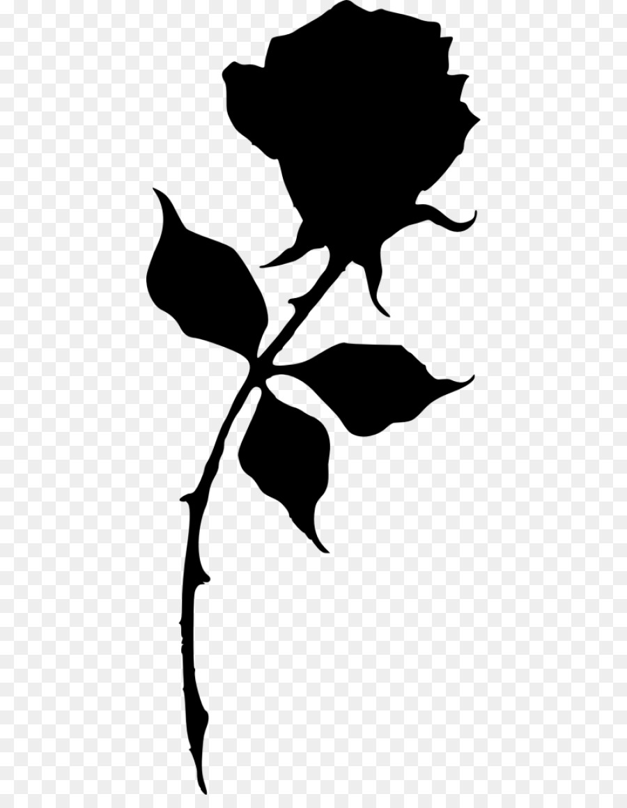 Black Silhouette Of Rose. Royalty Free SVG, Cliparts, Vectors, and Stock  Illustration. Image 18272749.