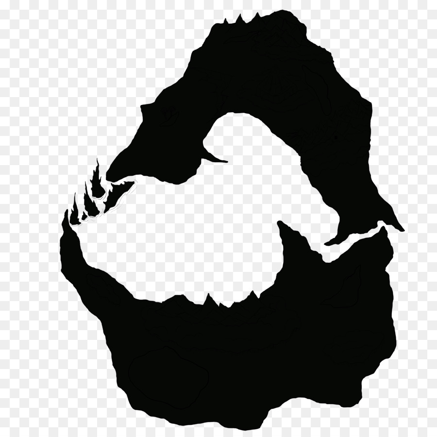 Black Silhouette White Animal Clip art - Silhouette png download - 894*894 - Free Transparent Black png Download.