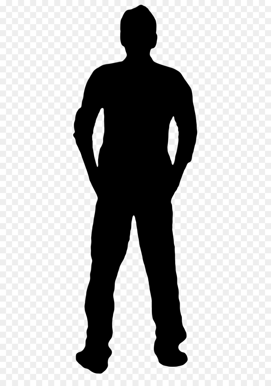 Silhouette Man Shadow Homo sapiens Clip art - Silhouette png download - 446*1280 - Free Transparent Silhouette png Download.