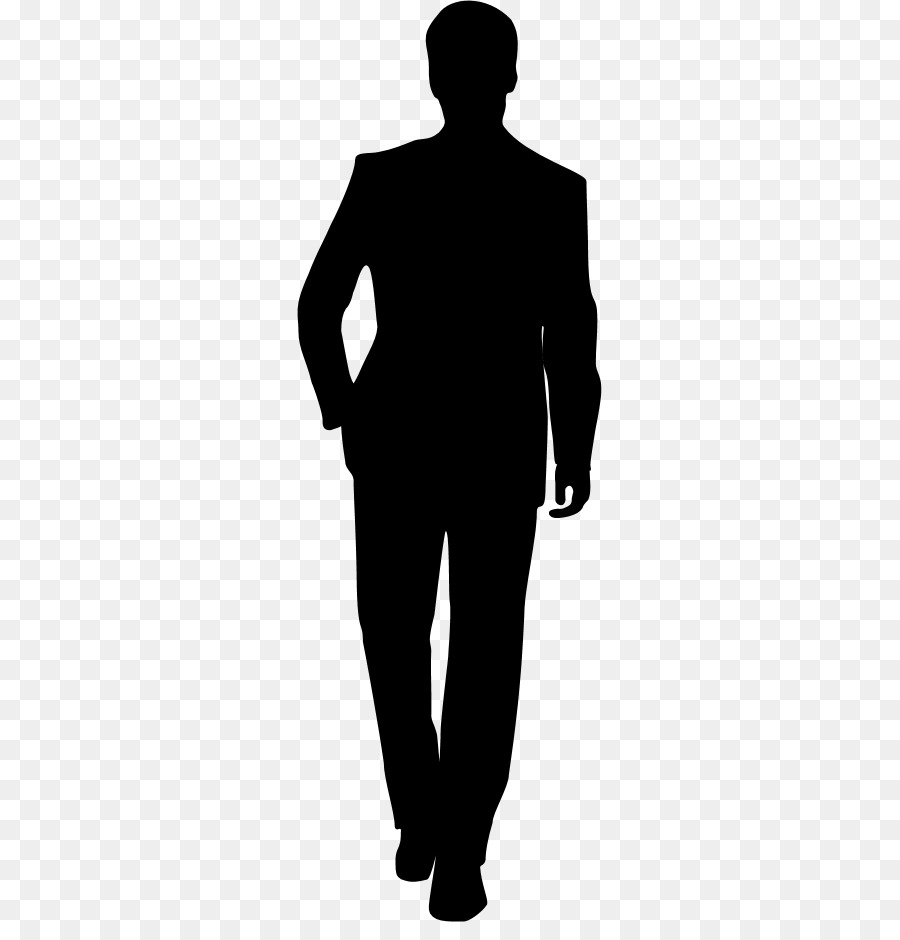 Drawing Silhouette Person Clip art - Silhouette png download - 305*922 - Free Transparent Drawing png Download.