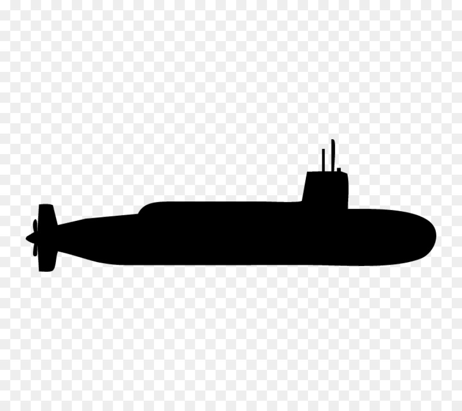 Submarine Silhouette Black White - Silhouette png download - 800*800 - Free Transparent Submarine png Download.