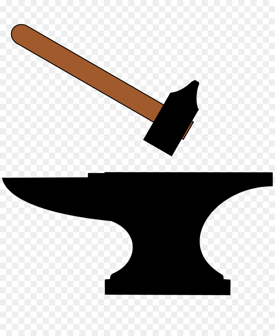 Blacksmith Anvil Forge Hammer Clip art - falling png download - 2000*2405 - Free Transparent Blacksmith png Download.