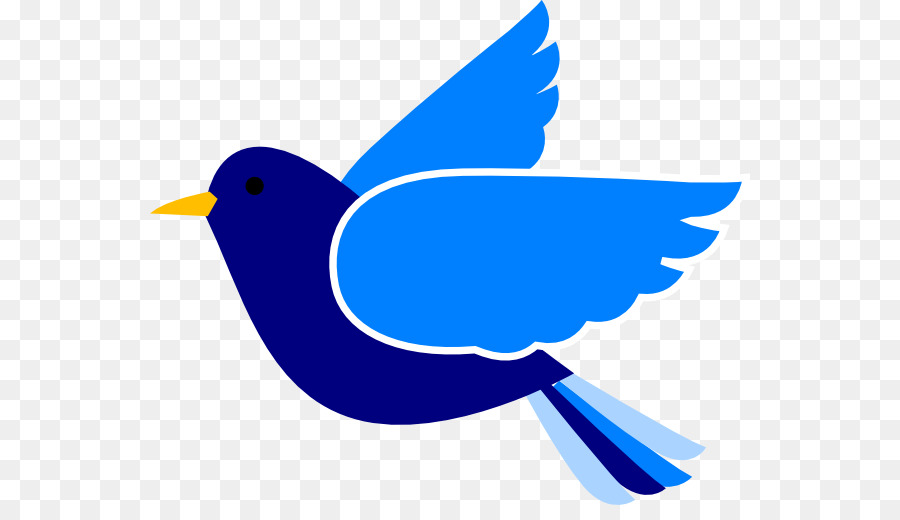Bird flight Clip art - blue bird png download - 600*505 - Free Transparent Bird png Download.