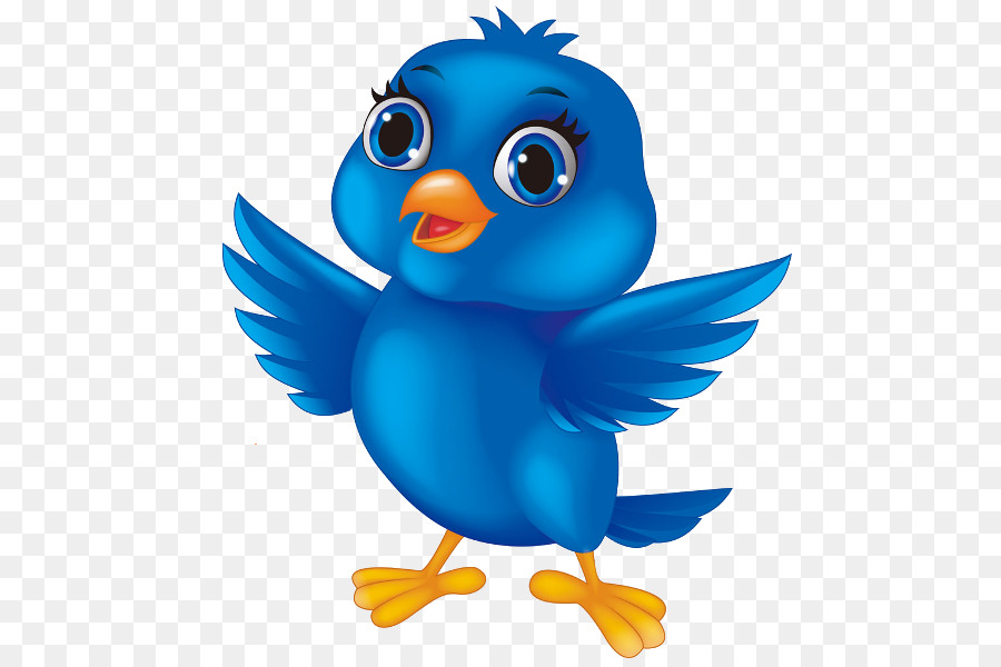 Bird Cartoon Clip art - blue bird png download - 600*600 - Free Transparent Bird png Download.