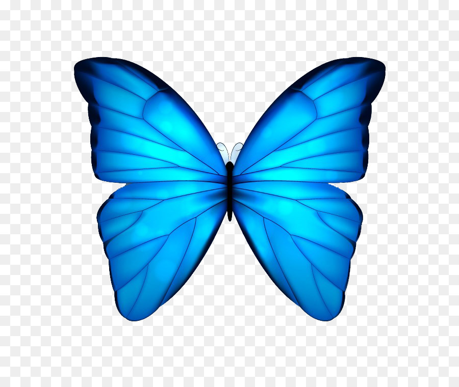 Butterfly Blue Clip art - Blue butterfly watercolor painted beautiful dream png download - 756*746 - Free Transparent Butterfly png Download.