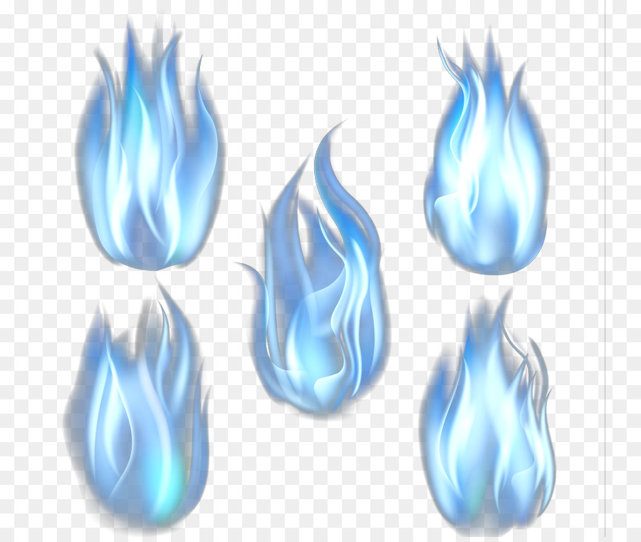 blue fire flames clipart