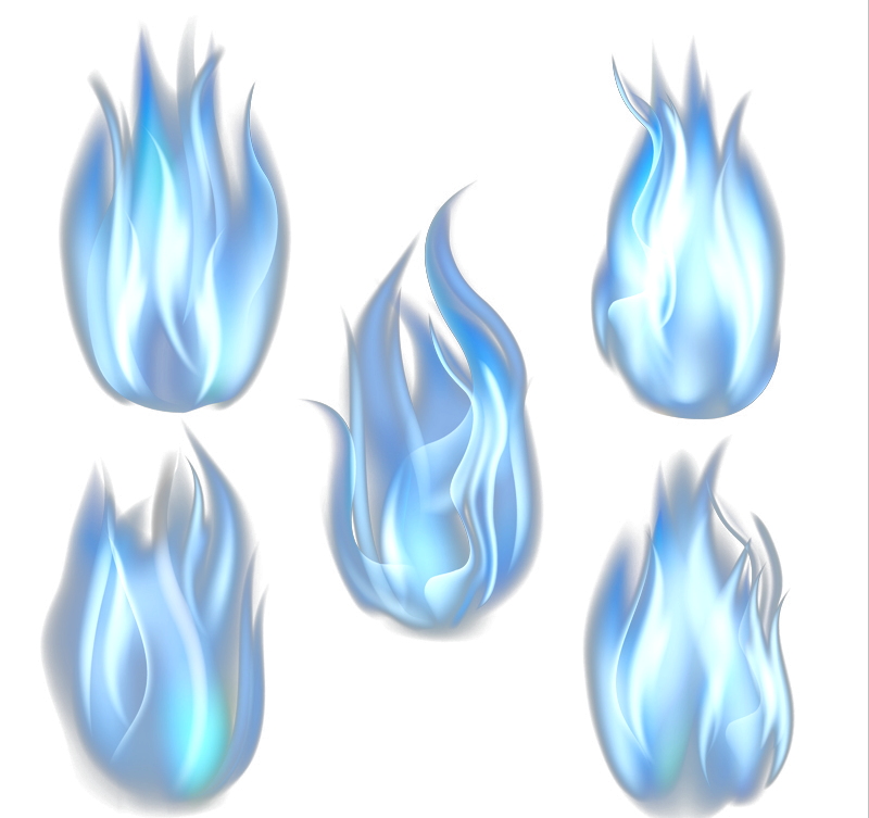blue flames png