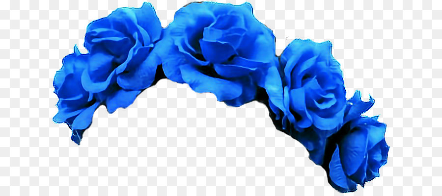 Clip art Flower Crown Blue Image - flower png download - 692*396 - Free Transparent Flower png Download.