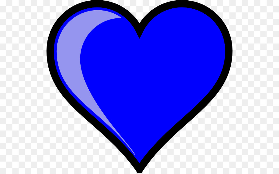 Heart Light blue Sky Blue Clip art - Blue Hearts Cliparts png download - 600*557 - Free Transparent  png Download.