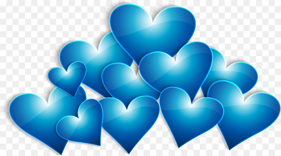 Heart Valentines Day - Blue Heart png download - 943*523 - Free Transparent Heart png Download.
