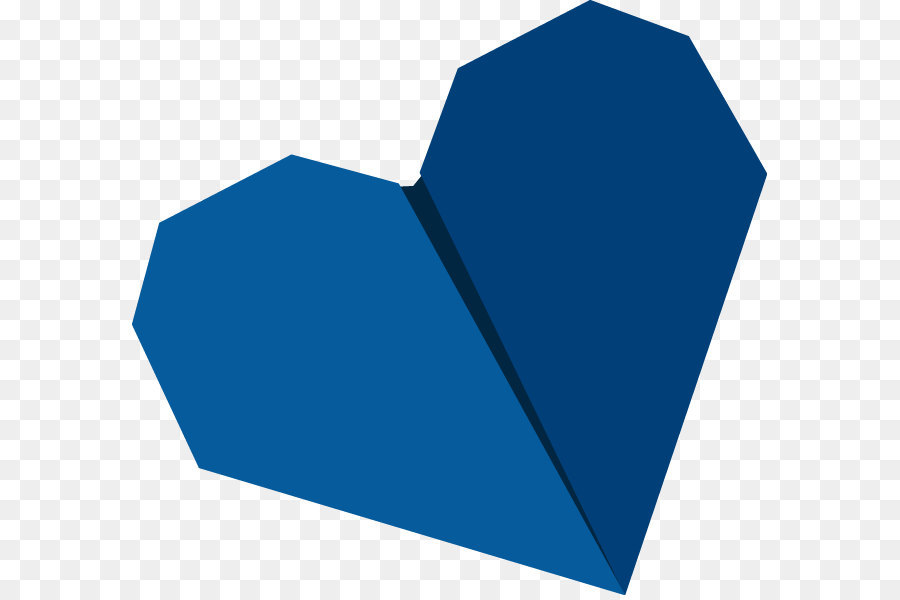 Paper Blue Icon - Blue Heart png download - 635*595 - Free Transparent Blue png Download.
