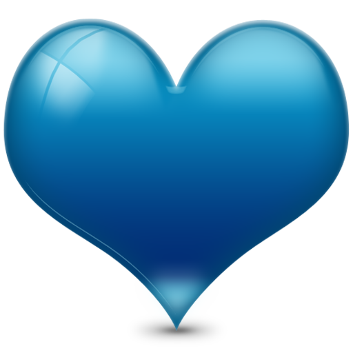 Heart Blue Computer Icons Clip art - Blue Heart Icon Png png download ...
